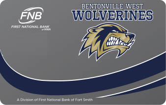 Bentonville Wolverines Debit Card Design